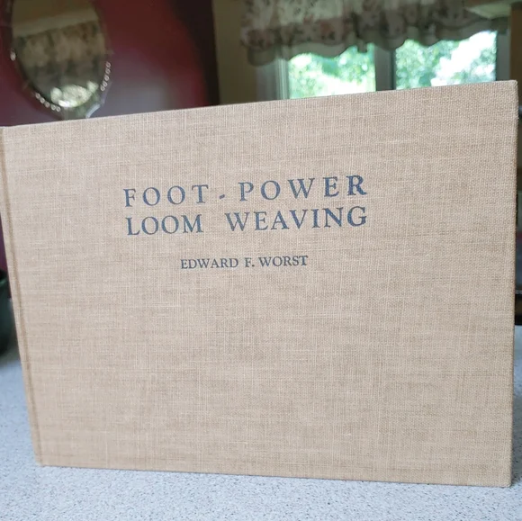 Vintage Foot Power Loom Weaving Book - Picture 1 of 8